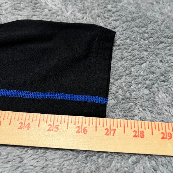 Nike Pro Combat Pants Mens Medium Black Blue Athletic Leggings Performance - Picture 8 of 9